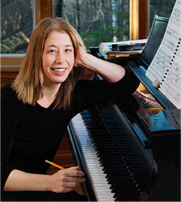 Composer Elena Ruehr